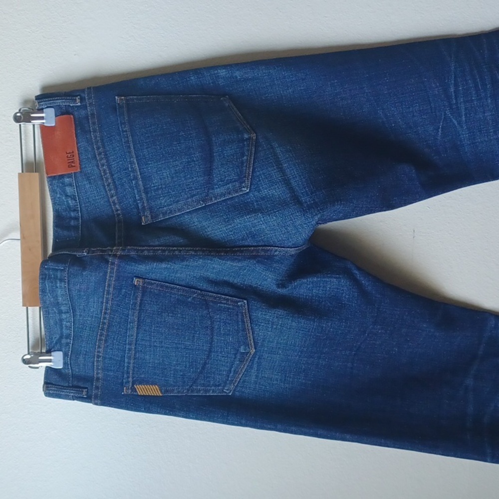 PAIGE Men's Jeans Size 32 X 33 Cut #20664 Shoreman Monica Indigo - Picture 3 of 13